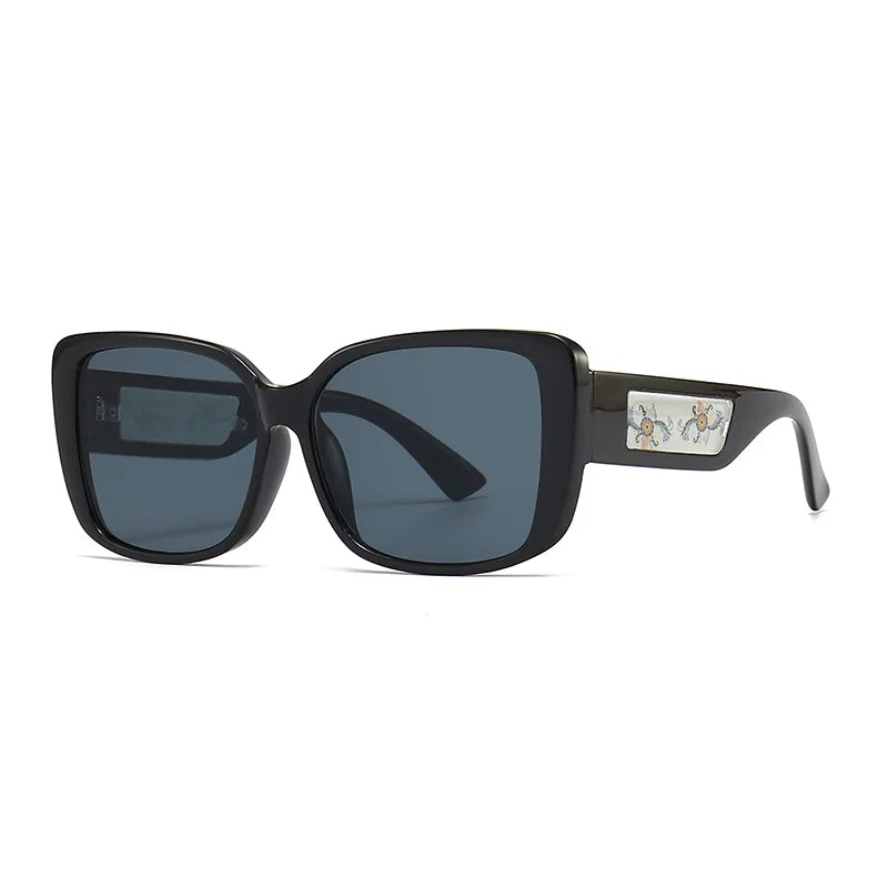GWTNN OEM Monture Lunettes Femme Oversize Fashion-Cat-Eye-Big-Frame-Sunglasses