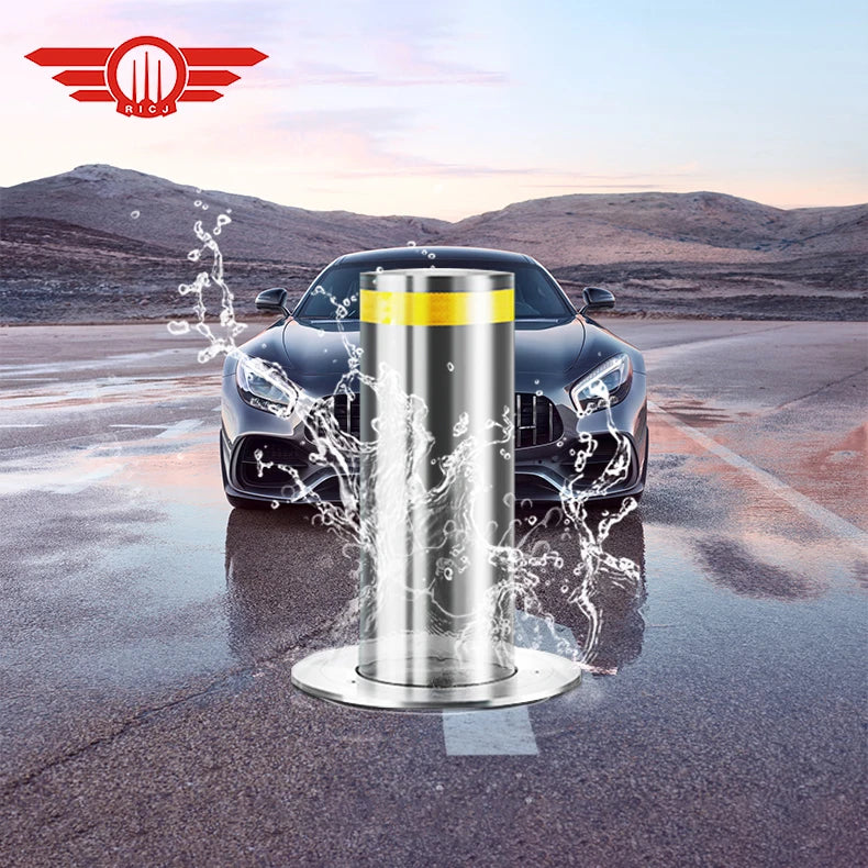 Automatic Road Barrier Electric Retractable Bollards Concrete Bollard Traffic Rising Bollard