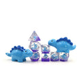 Best Price Dungeons and Dragons Accessories Resin Polyhedral Custom Blue Slugfest Dice