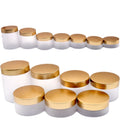 100g 150g 200g 250g Empty Colorful Round Shaped Plastic Jar Gold Lid PET Cosmetic Container Face Cream & Face Mask Jar
