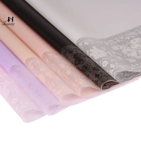 Cute Lace Edge Flower Wrapping Paper Plastic Packaging for Birthdays Weddings Arts and Crafts