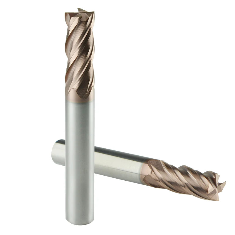 Solid Carbide 4 Flutes End Mill CNC Face Milling Cutter for Stainless Steel Machining ODM OEM