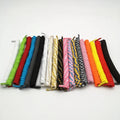 Sport Style No-Tie Elastic Spiral Lazy Shoelaces Fast Delivery Solid Pattern Transparent Plastic Tips Pairs Shoes