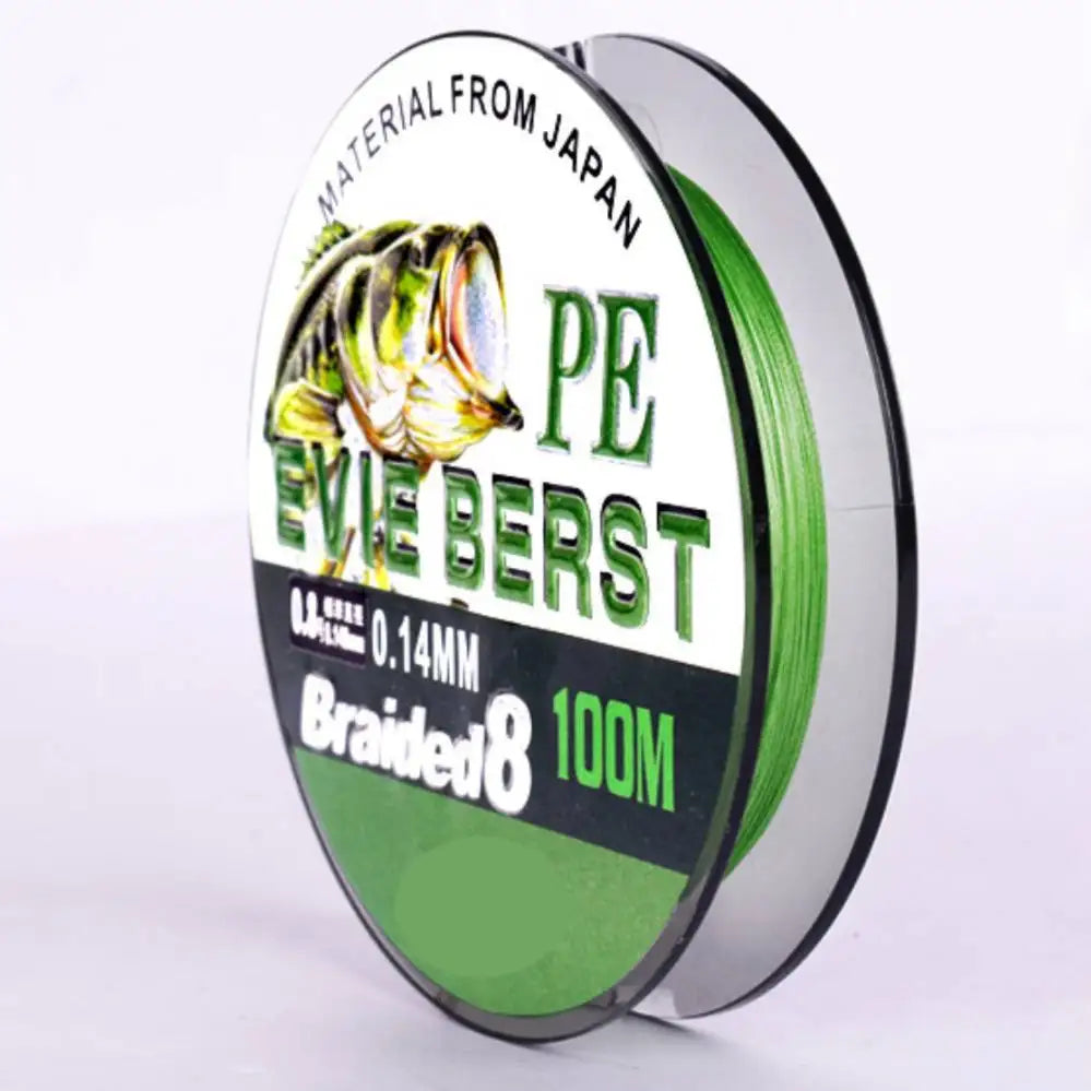 Braided Line 8 100m PE Line Stand Strong Strength Sea Fishing Line Manufacturer Supply