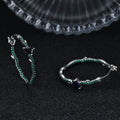 Abiding Shield Plating Tech Tarnish Resistant Gem Stone 925 Sterling Silver Earring for Women 2024