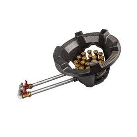 Lyroe Wholesale 230000 BTU Hotel Cooktops /Gas Burner With 18 Brass or Cast Iron Cover
