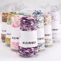50g 140m 100% Polyester butterfly Yarn for Knitting Weaving Garment