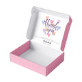 Wholesale Pink Logo Boxes for Sushi Packaging Custom Embossed and Matt Laminated Manufacturer and Supplier