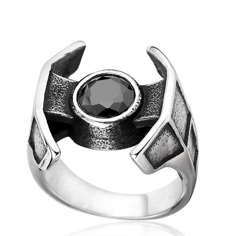 SS8-260R Steel Soldier Stainless Steel Punk Skull Fashion Jewelry Gift