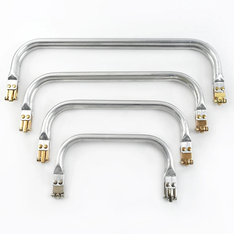 Meetee BS212 15/20/25/30cm Aluminum Tube Smooth Bracket Bag Handle Handbag Sewing Accessories Wallet Frame