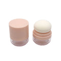 New Mini 5g Empty Pink Cosmetic Package Containers 5ML Blusher Highlighter Loose Powder Fluffy Powder Jar Container with Puff