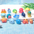 100Pcs Ocean Resin Animal Cabochons Cute Dolphin Starfish Tortoise Flatback Slime Beads Summer Charms for Scrapbooking Decor