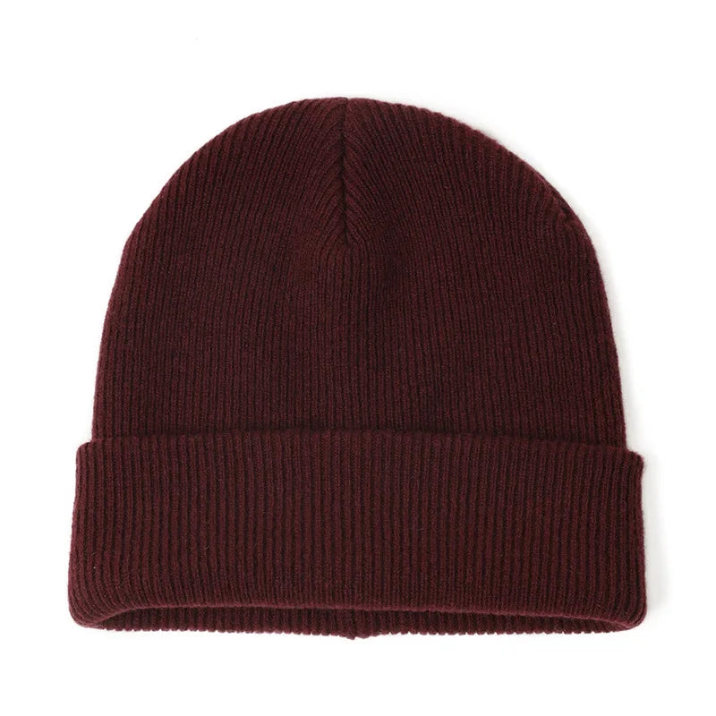 High Quality Material Custom Design Embroidery Logo Acrylic Outdoor Fashion Keep Warm Beanie Hat