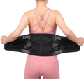 Pain Relief Sports Work Adjustable Double Pull Strap Lower Waist Back Brace Lumbar Support Belt