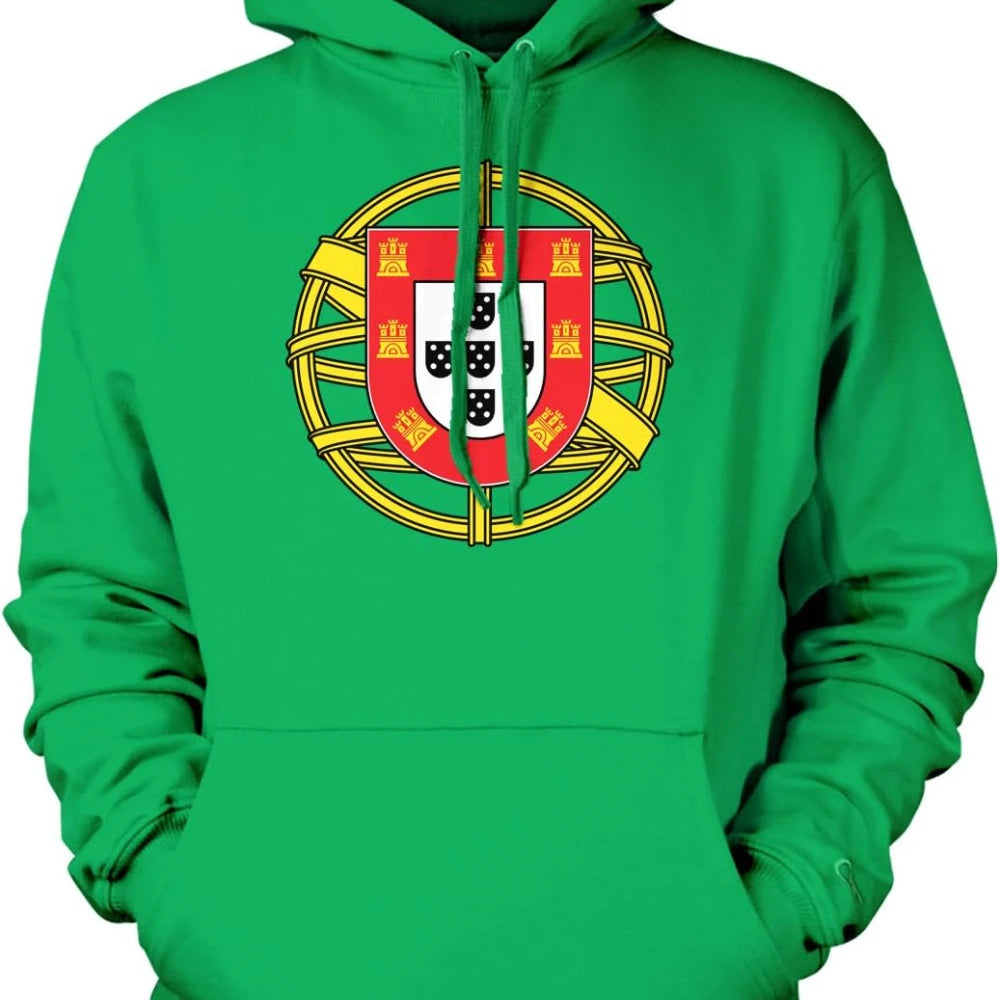 Fitspi Wholesale Country Logo Portugal Portuguese 3d Printed Hoodie Pullover Sweatshirt Pullover Unisex Dropshipping