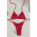Hot Selling Beach Resort Bikini Crystal Diamond Women's Split Swimwear Manufacturer's Spot Swimwear