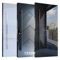Canada Luxury Entry Doors for Houses Aluminium Pivot Door Hinge Heavy Duty Big Aluminum Door