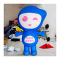 Customized Inflatable Q-version Blue Cartoon Character Inflatable Walking Cartoon
