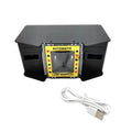 USB Type Automatic Plastic Modern 2-Deck Poker Card Shuffler for Indoor/Outdoor Casino Games