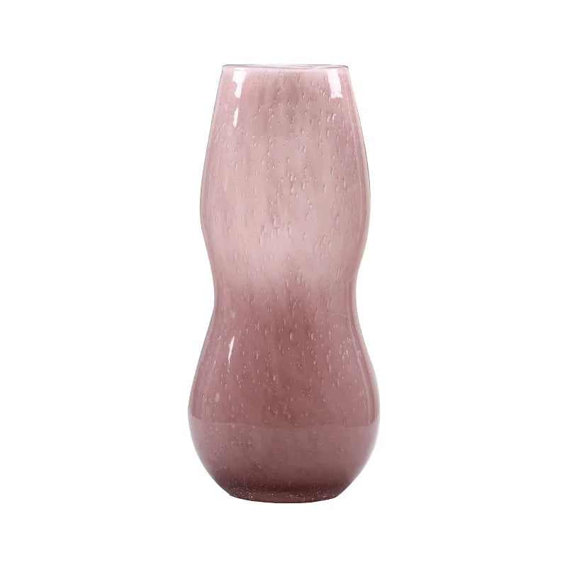 Modern Style Creative Gourd Shaped Large Belly Glass Vase for Home & Wedding Decorations