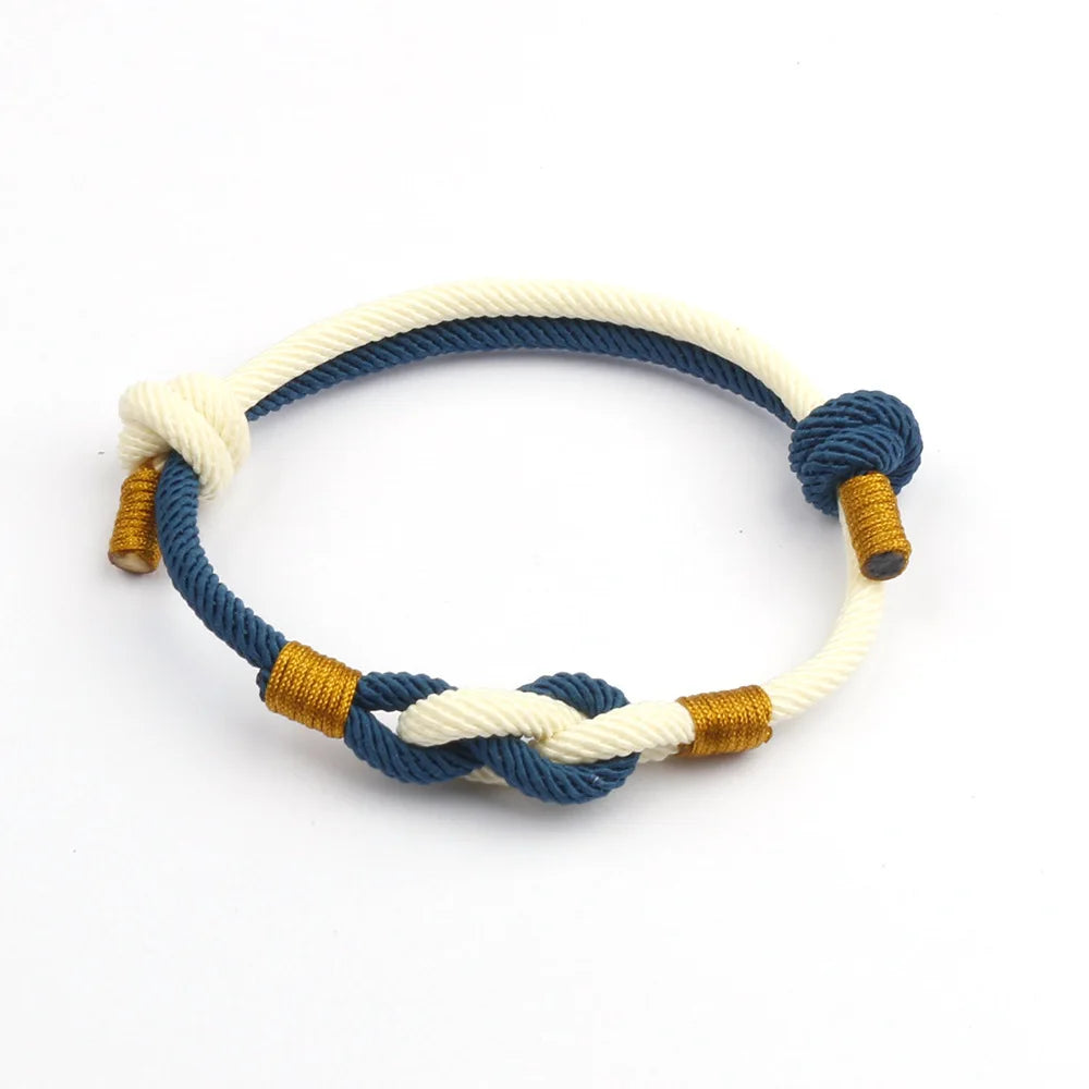 AA016395 Relationship Gifts for Boyfriend Girlfriend Handmade Love Heart Knot String Matching Couple Bracelet
