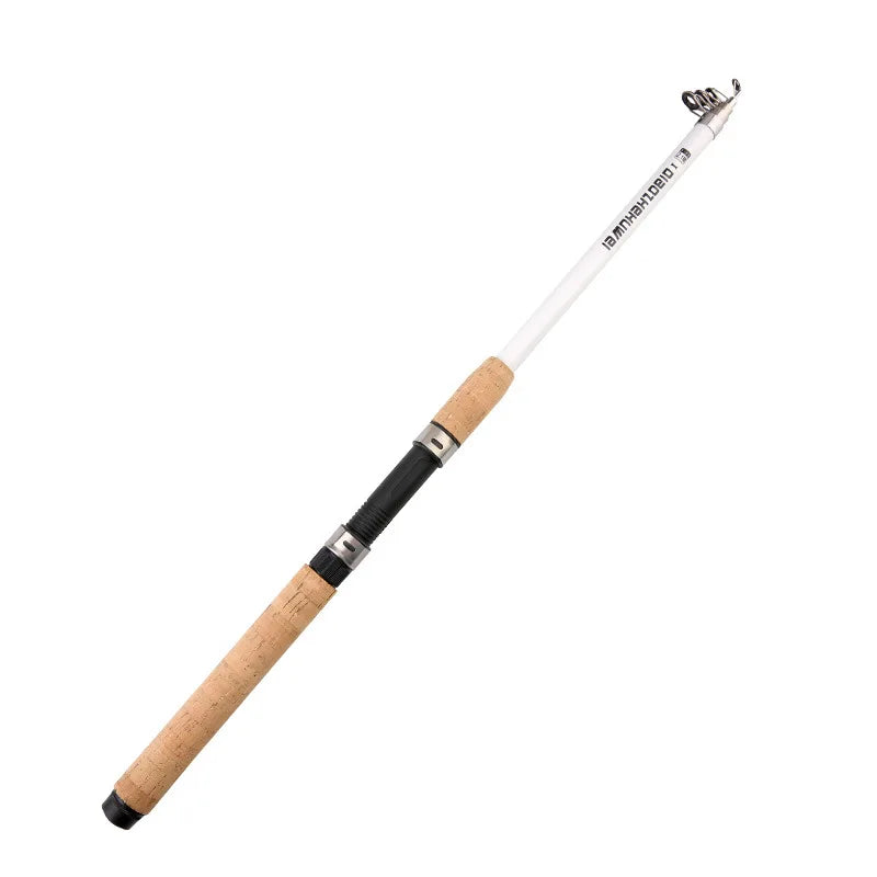 2.1m-3.6m Hard Mini Telescope Salt Water Glass Fiber Telescopic Freshwater Fishing Rods
