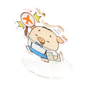 Custom Laser Cut Eco-Friendly Acrylic Display Standee with Custom Color and Two Cute Characters Direct From Factory