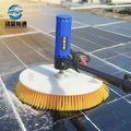Single Rotating Brush Electric Solar Panel Cleaning Equipment Efficient Machine for Solar Panel Cleaning