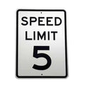 Hot Sales Custom Slow Speed Limit Sign 18 X 12 Inches Second Grade Engineered Reflective Film UV Printed Easy Mount
