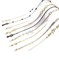 New Metal Eyeglass Chains for Women Pearl Eyeglasses String Holder Glasses Strap Eyewear Chain Glasses Facemask Cord Lanyard