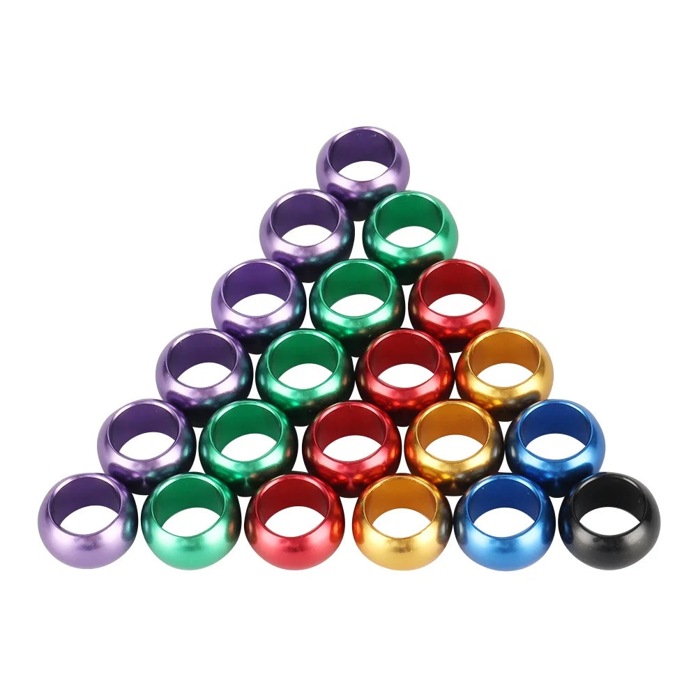 Pigeon Leg Rings Outdoor Flying Training 8mm Bird Identification Tool Aluminum Birds Foot Rings