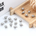 304 Stainless Steel Necklace Round Beads Pendant With Stone for Necklace Jewelry Findings & Components
