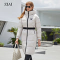 New Arrivals Winter Jacket With Hood Women Fashion Solid Color Waterproof Jacket Black Long Winter Parka Coat