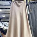 Wholesale 2026 Summer New High Waist Slim French Vintage Satin Bread Hip Fishtail Women's Half Length Skirt