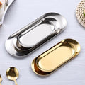 Stainless Steel Eco-Friendly Round Brushed Metal Brass Accent Tray Charger Plates for Fruit Tea Jewelry Desk Decor & Organizer