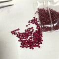 Ruby Natural Blue Sapphire Original Thailand 0.8-2.6mm Africa Red Ruby Gemstone 100% Original Stones Per Carat