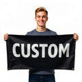Custom Single Double Sided 3*5FT Rectangle Polyester Flag Vertical Advertising Pennant for Campaign Event Exhibition Custom