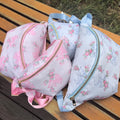 Customized Pattern Sports Waist Bags Waterproof Nylon Diagonal Bag Printing Waist Fanny Pack Waist Bag with Adjustable Straps
