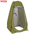 WOQI Outdoor Pop up Toilet Shower Bathroom  Shower Tent  Toilet Tent Portable Camping Privacy Shelters Room 6.2 FT Tall
