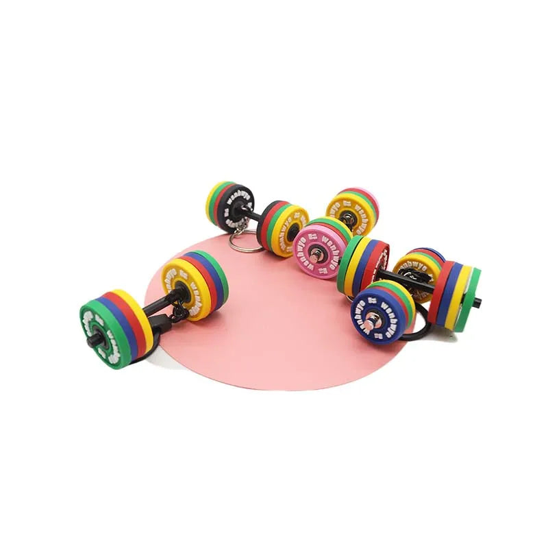 Wsnbwye Gift Adjustable Dumbbell 32 kg llaveros Anime Sublimation DIY CHAVEIRO Mould Weight Plates Key Chain