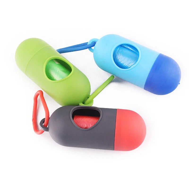 Pet Supply Garbage Bag Dog Pet Waste Poop Bags with Leash Clip Bag Dispenser