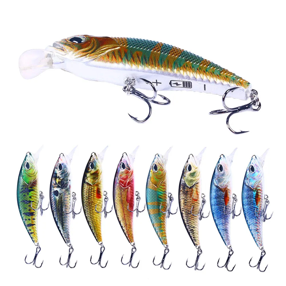 Sunfish Tilapia Bass Bionic Hard Plastic Robotic Electric Swimbait Fishing Bait Lures for Freshwater