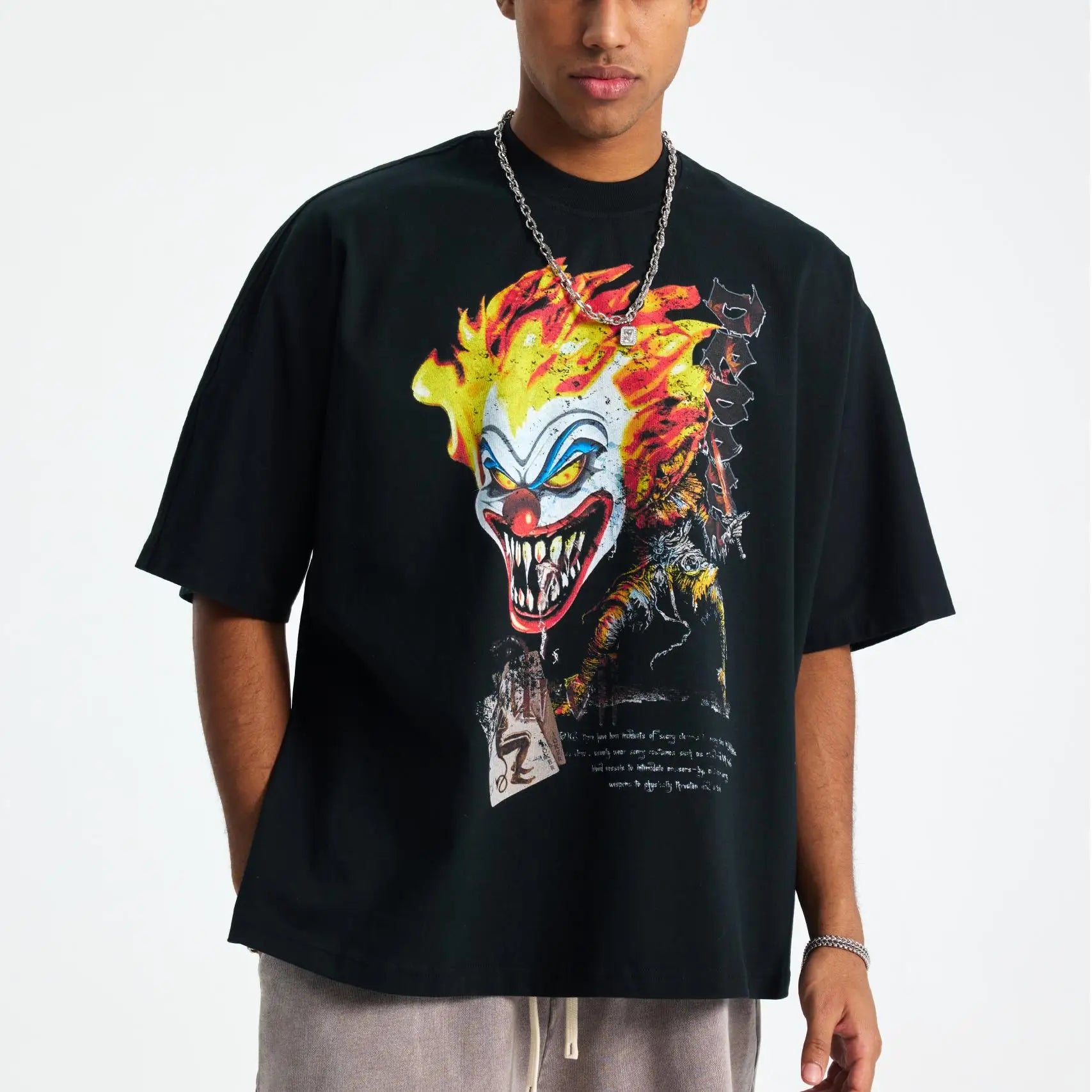 Custom Tshirt 230Gsm Puff Print Men's T Shirt Logo Heavy Blank Organic Cotton Oversized Screen Print T-Shirt for Men