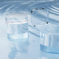 Crystal Diamond Glass Acrylic Liquid Cup Nail Design Tools Monomer Dappen Dish with Lid Essential Nail Supplies