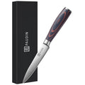 Professional 5-inch Stainless Steel Blade Kitchen Chef Knife Comfortable Pakkawood Handle Utility Knife