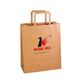 KUAIMA High Quality Cheap Brown Kraft Paper Bags With Handles Ready to Ship From China Factory for Packaging and Shopping