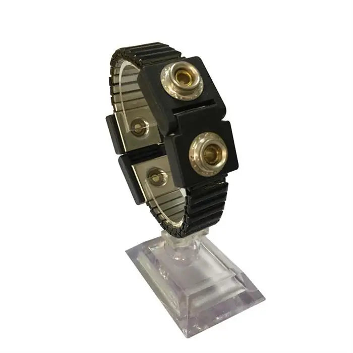 Allesd Black Anti-Static Conductive Cordless Metal Antistatic Esd Wrist Strap