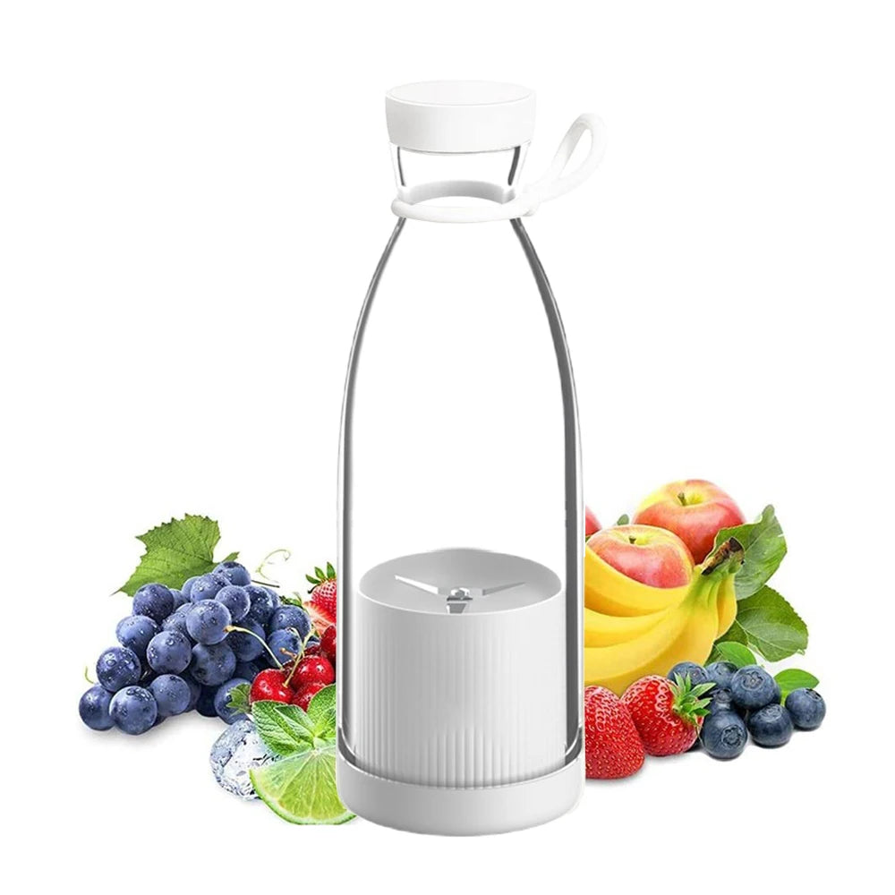 Portable Blender Fresh Juice Mixer Electric Smoothie Orange Fruits Mini Blender Rechargeable Portable Bottle Juicers