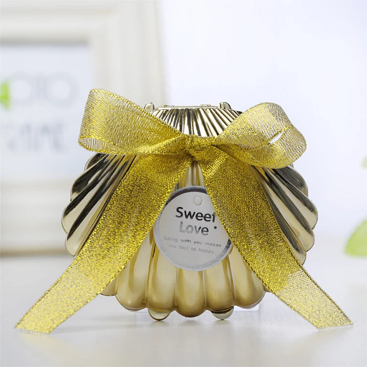 Shell Design Sweets Storage Souvenir Candy Box Wedding Gift Box for Guests