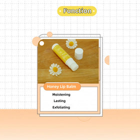 OEM/ODM Custom Honey Lip Balm Private Label Long Lasting Moisturizer Lip Makeup Base Lip Balm